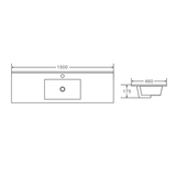 RITA Floor Standing Vanity in Elegant Oak (All Sizes)
