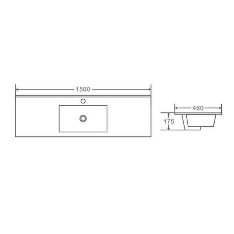 Seattle Wall Hung Vanity Cabinet Matte White 