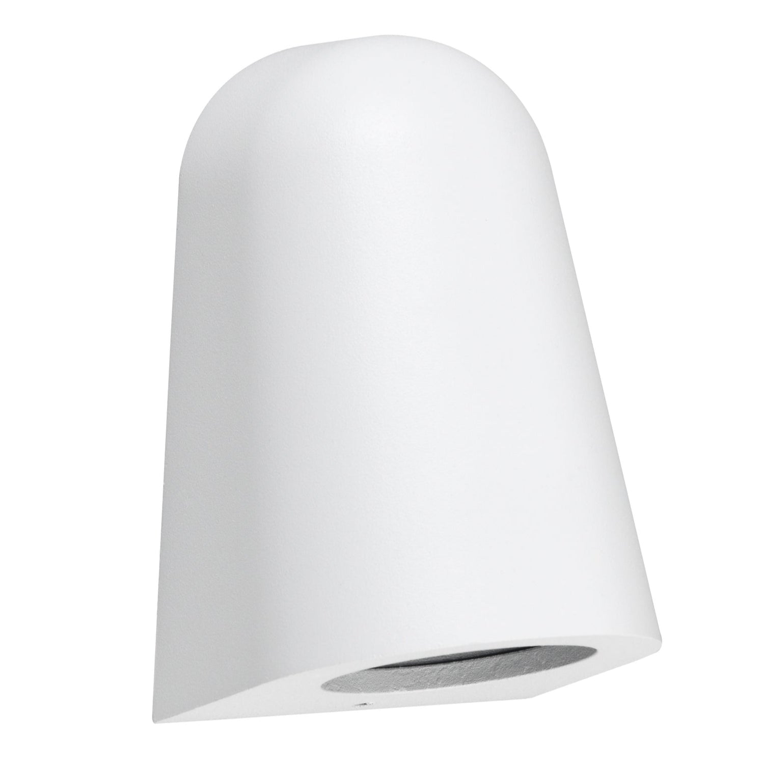 TORQUE: Exterior GU10/MR16 Matte White Surface Mounted Cone Wall Lights IP65