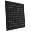 TARAN Shower Head Stainless Steel Square (250mm) - Matte Black