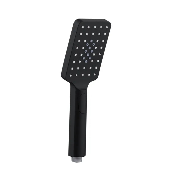 TARAN Twin Shower On Rail Top Inlet Square (250mm) - Matte Black