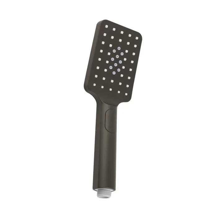 TARAN Twin Shower On Rail Top Inlet Square (250mm) - Brushed Gun Metal