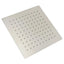 TARAN Shower Head Stainless Steel Square (250mm) - Brushed Nickel