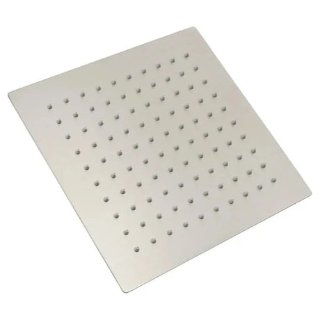 TARAN Shower Head Stainless Steel Square (250mm) - Brushed Nickel