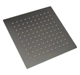 TARAN Shower Head Stainless Steel Square (250mm) - Brushed Gun Metal