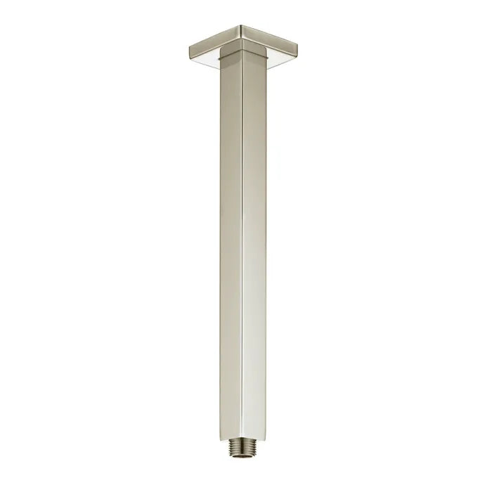 TARAN Ceiling Shower Arm Square (300mm) - Brushed Nickel
