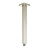 TARAN Ceiling Shower Arm Square (300mm) - Brushed Nickel
