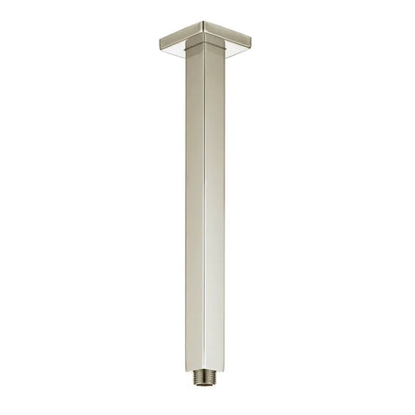 TARAN Ceiling Shower Arm Square (300mm) - Brushed Nickel