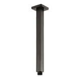 TARAN Ceiling Shower Arm Square (300mm) - Brushed Gun Metal