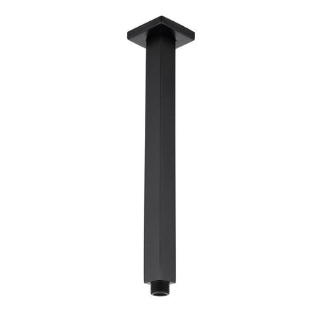 TARAN Ceiling Shower Arm Square (300mm) - Matte Black