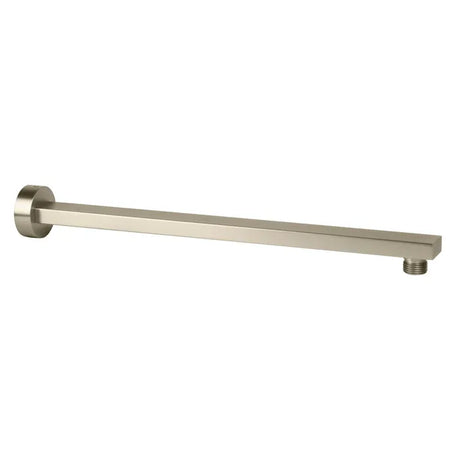 TARAN Straight Wall Arm Square (400mm) - Brushed Nickel