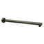 TARAN Straight Wall Arm Square (400mm) - Brushed Gun Metal