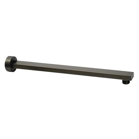 TARAN Straight Wall Arm Square (400mm) - Brushed Gun Metal