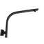 TARAN Gooseneck Shower Arm Square - Matte Black