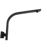 TARAN Gooseneck Shower Arm Square - Matte Black
