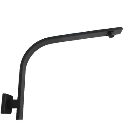 TARAN Gooseneck Shower Arm Square - Matte Black