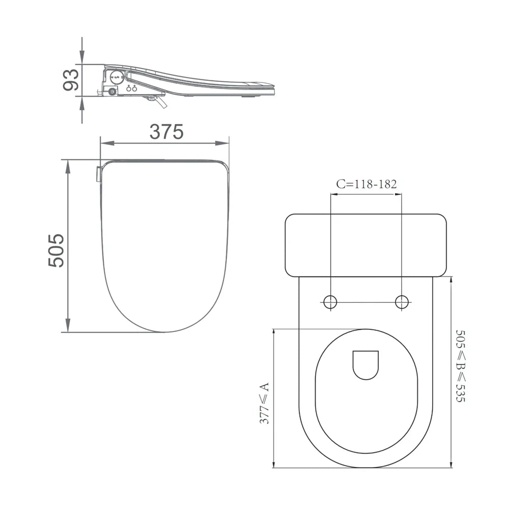 Thea Standard BS36-S drawing