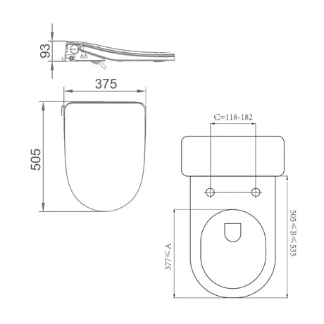 Thea Standard BS36-S drawing