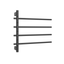 Thermorail SV41B Black Swivel Heated Towel Rail - W595xH540xD104mm
