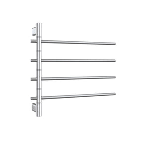 Thermorail SV41 Polished Swivel Heated Towel Rail - W595xH540xD104mm