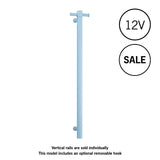 Thermorail Straight/Round 12Volt Vertical Bar -900x142x100mm -26Watts