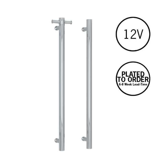 Thermorail Straight/Round 12Volt Vertical Bar 900x142x100mm 30Watts