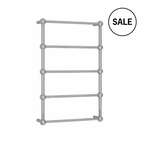Thermorail Straight/Round with Ball Detail 560x850x140mm 60Watts 5 Bars