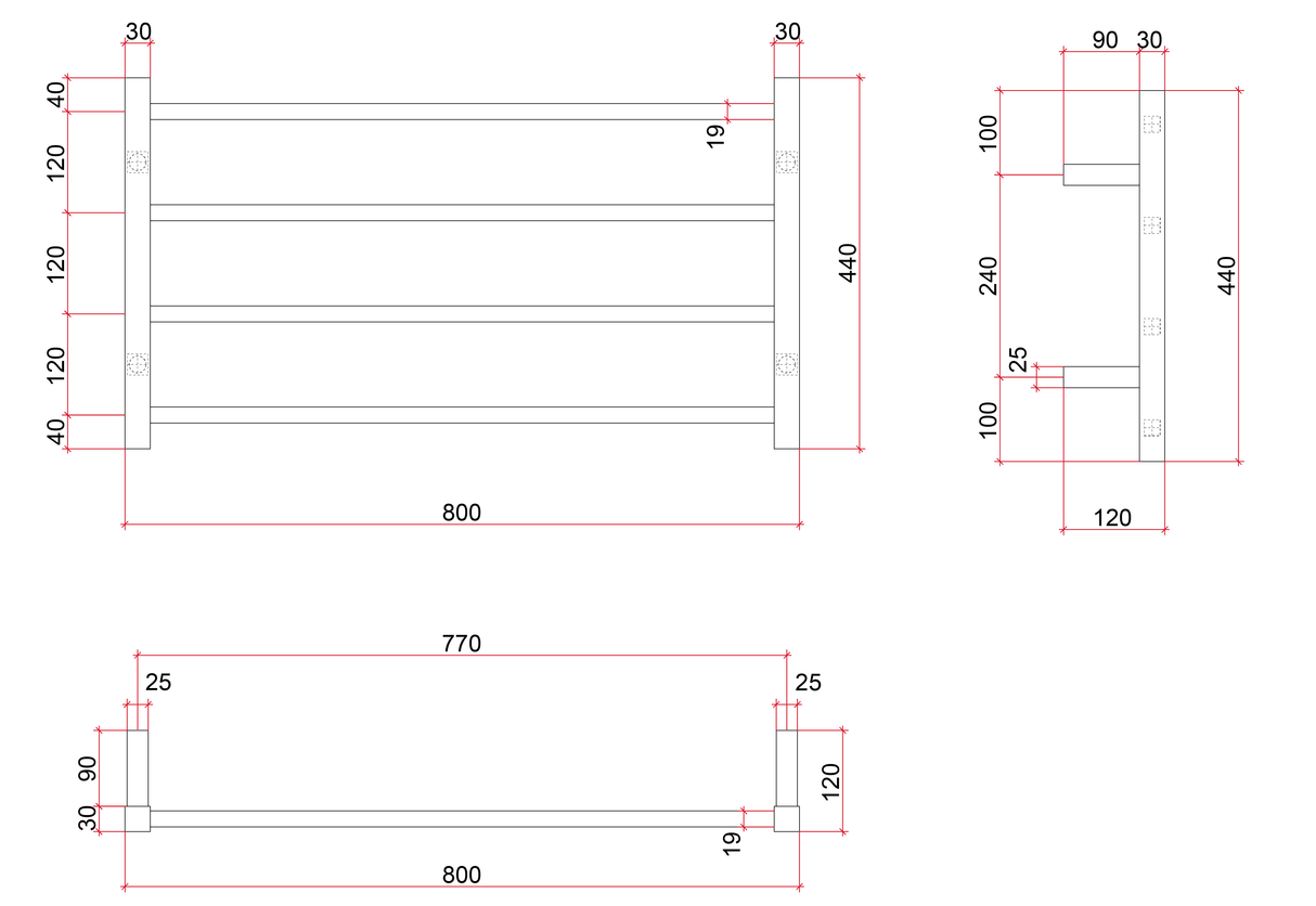 Thermorail_Straight_Square_800x440x120mm_61Watts_4_Bars