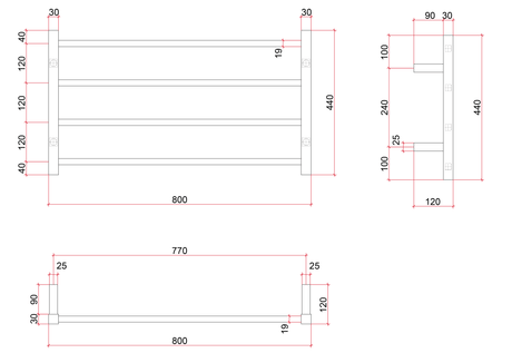Thermorail_Straight_Square_800x440x120mm_61Watts_4_Bars