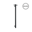 Thermorail Unheated Straight/Round Vertical Bar 900x142x100mm
