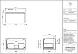 Timberline AINSWORTH Wall Hung Vanity (All Sizes)