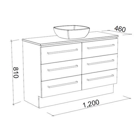 Timberline ASHTON Floor Standing Vanity
