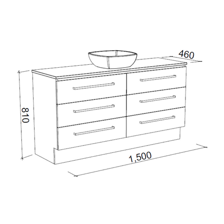 Timberline ASHTON Floor Standing Vanity