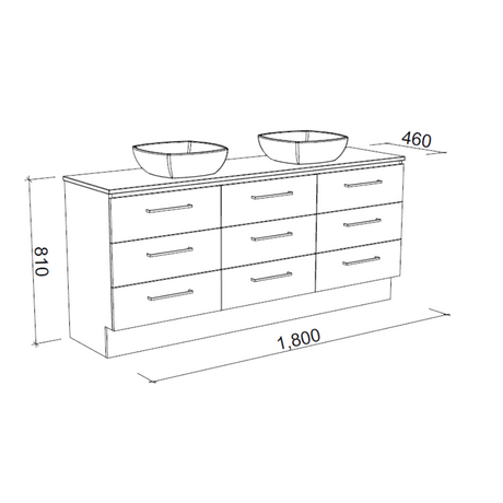 Timberline ASHTON Floor Standing Vanity