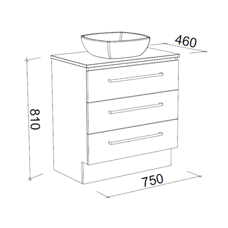 Timberline ASHTON Floor Standing Vanity