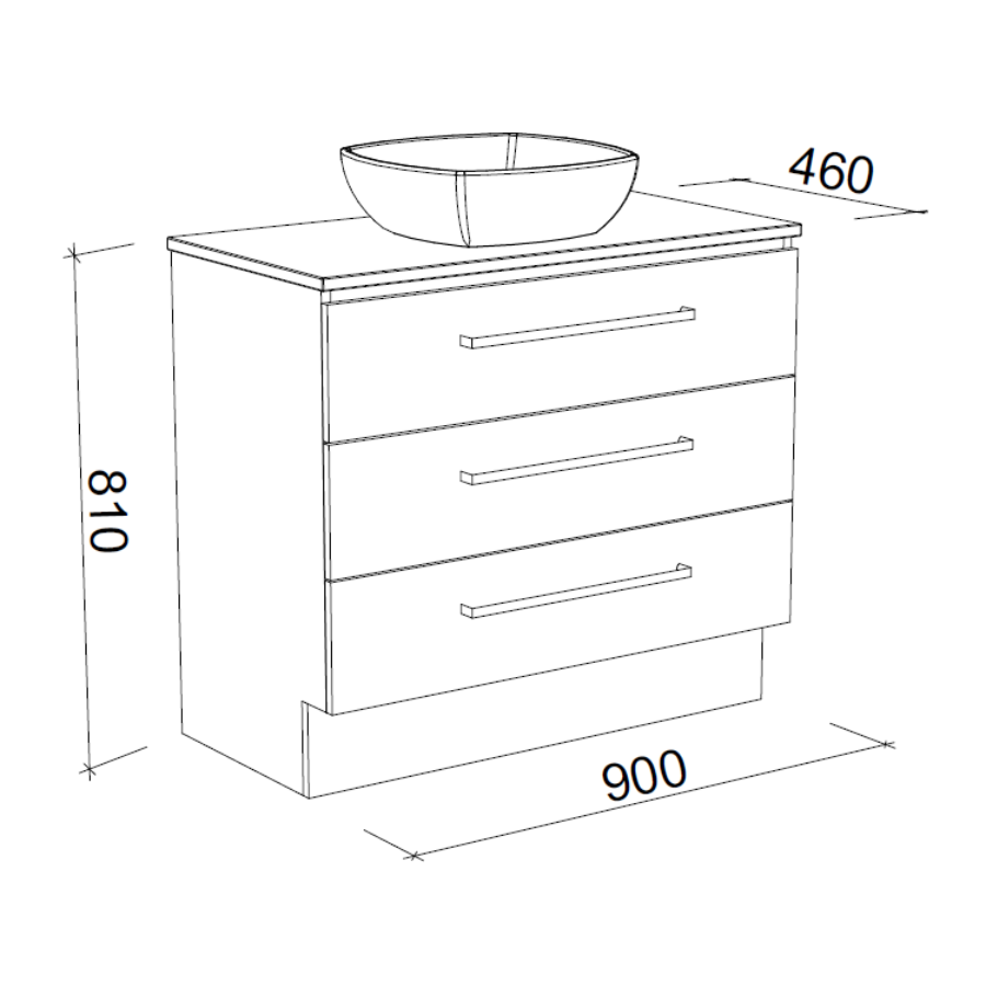 Timberline ASHTON Floor Standing Vanity