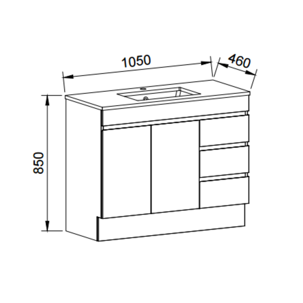 Timberline BARGO Floor Standing Vanity 