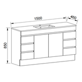 Timberline BARGO Floor Standing Vanity 