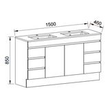 Timberline BARGO Floor Standing Vanity 