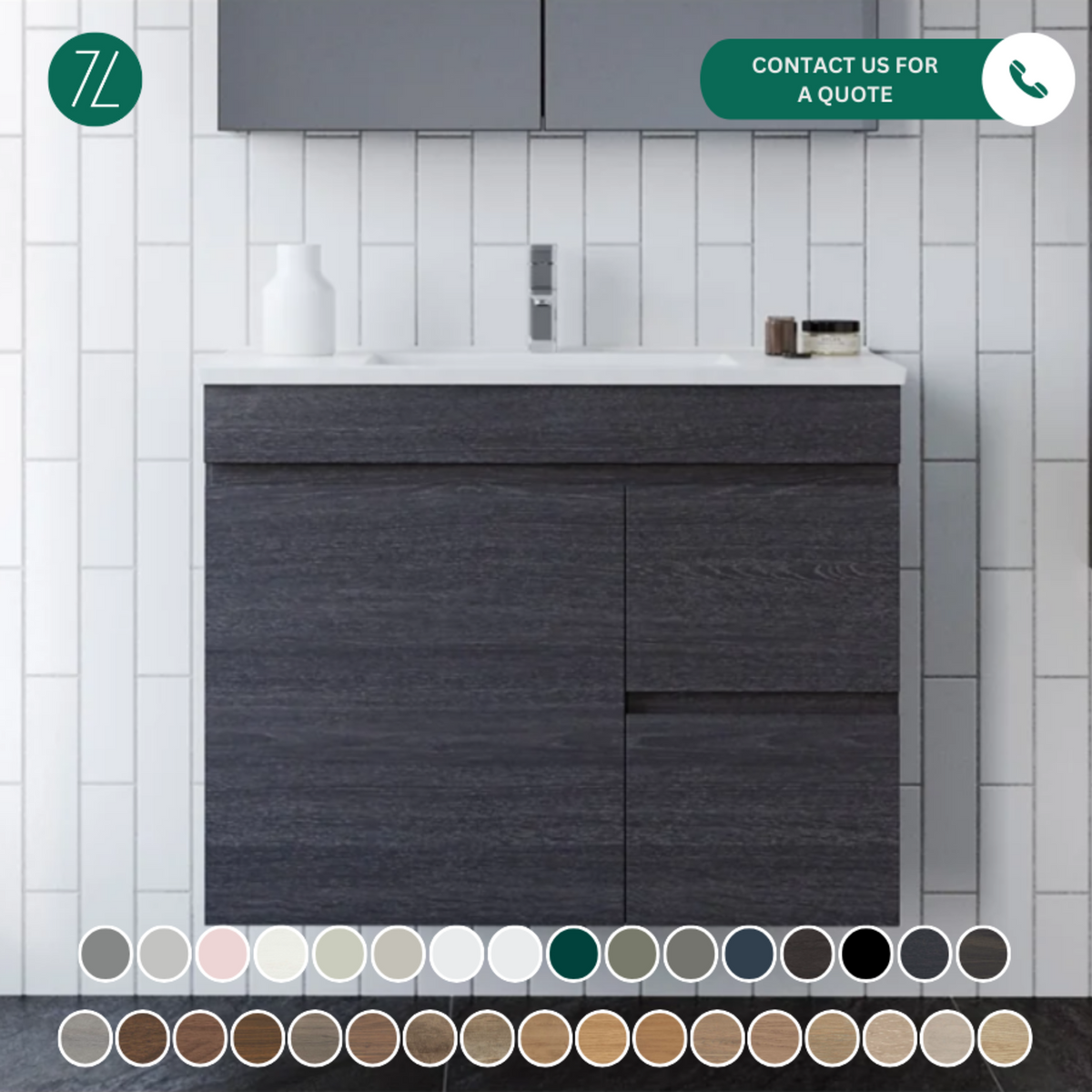 Timberline BARGO Wall Hung Vanity (All Sizes)