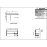Timberline BARGO Wall Hung Vanity (All Sizes)