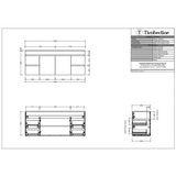 Timberline BARGO Wall Hung Vanity (All Sizes)