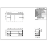 Timberline BARGO Wall Hung Vanity (All Sizes)