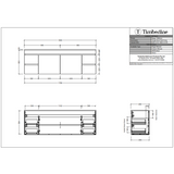 Timberline BARGO Wall Hung Vanity (All Sizes)