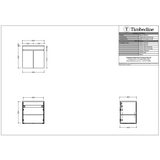 Timberline BARGO Wall Hung Vanity (All Sizes)