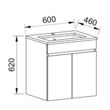 Timberline BARGO Wall Hung Vanity (All Sizes)