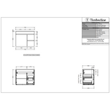Timberline BARGO Wall Hung Vanity (All Sizes)