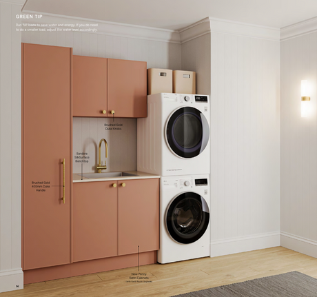 Timberline Custom 1350mm Laundry With Tall And Wall Cabinet Package