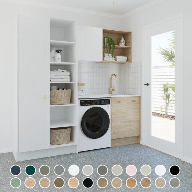 Timberline Custom 2182mm Package with Laundry Base, Tall And Wall Cabinet