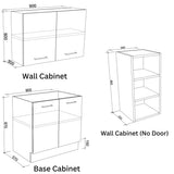 Timberline Custom 2232mm Laundry & Wall Cabinet Package